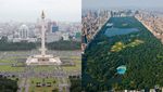 Foto: Ini Perbandingan Kondisi Central Park dan Monas