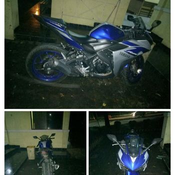 Barang bukti motor yang digunakan pelaku untuk menjambret.