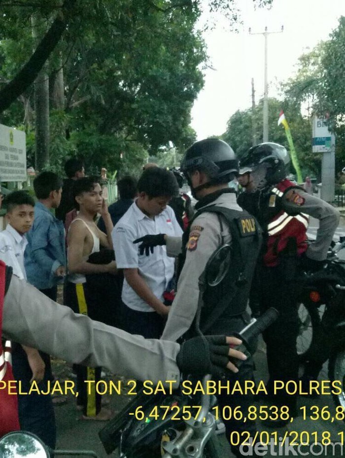 Antisipasi Tawuran, Polres Bogor Patroli di Jam Pulang Sekolah