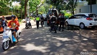 Suasana terkini di rumah Dubes Myanmar di Kebayoran Baru, Jakarta Selatan.