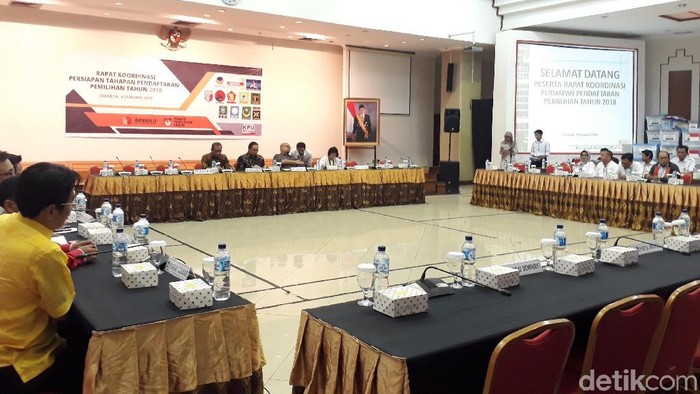 KPU Rapat Bareng Parpol Bahas Pendaftaran Peserta Pilkada 2018
