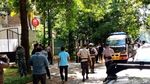 Suasana Tim Gegana Cek Paket Mencurigakan di Rumah Dubes Myanmar