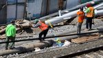 Pelebaran Peron Stasiun Buaran Terus Dikebut