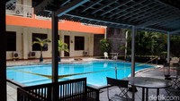 Suasana di lokasi kejadian hotel PG.