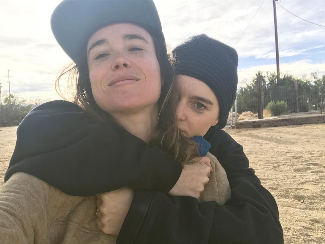 Ellen Page dan Emma Portner dari instagram.