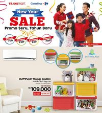 Diskon Awal Tahun Rak & Kotak Penyimpanan di Transmart 