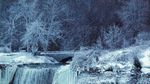 Cantiknya! Air Terjun Niagara Membeku, Ini Penampakannya