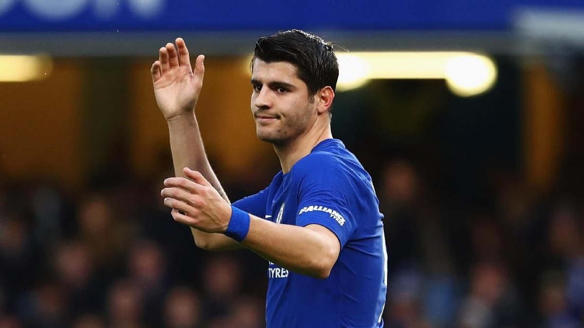 Striker Chelsea Alvaro Morata tidak dibawa ke Piala Dunia 2018 lantaran dinilai punya akhir musim yang rumit. (Foto: Clive Rose/Getty Images)