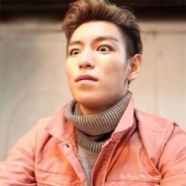 T.O.P Bigbang terlihat seram ketika matanya terbelalak. Foto: Istimewa