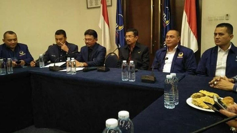 Setelah PKS-Golkar, Letjen Edy Kenakan Jaket NasDem Setelah PKS-Golkar, Letjen Edy Kenakan Jaket NasDem