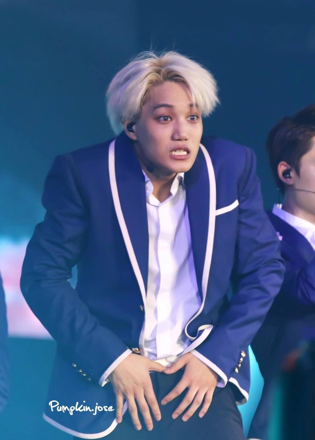 Lihat wajah Kai EXO ketika menggertakkan giginya. Foto: Istimewa