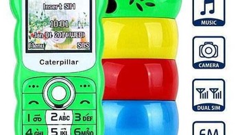 Ponsel berbentuk ulat, lucu kalo buat anak-anak. (Foto: Boredbug)