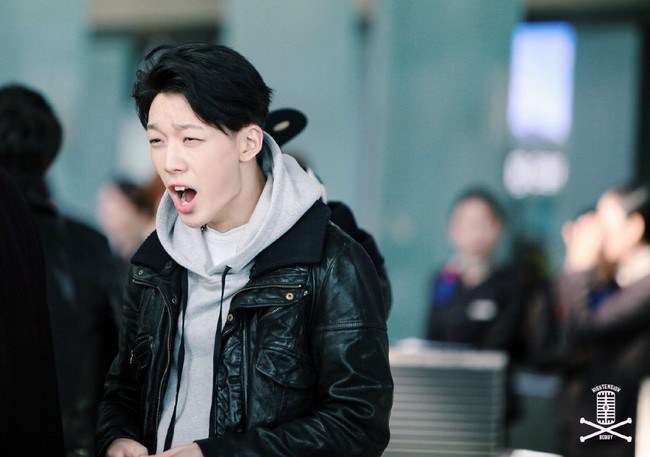 Ekspresi Bobby iKON ketika tengah ngantuk Foto: Istimewa