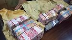 Menumpuk! Ini Duit Rp 1 M Hasil Penggeledahan Kantor Pemkot Makassar