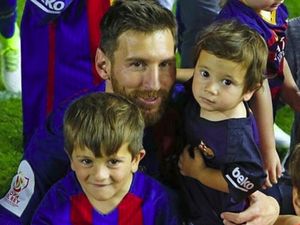Keseruan Lionel Messi Saat Bersama Dua Jagoannya 