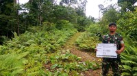 Pengerjaan jalan pada lahan berupa rawa-rawa perlu kerja lebih ekstra. (Dok Bina Marga).