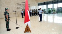 Muhammad Syaugi mengikuti upacara kenaikan pangkat di Mabes TNI, Cilangkap, Jakarta Timur, Jumat (5/1/2018). Pool/Puspen TNI.