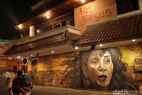 Mural Menteri Susi (Randy/detikTravel)