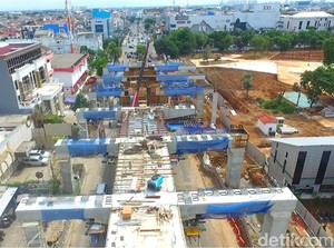 Pasang Girder Ditunda, Jakpro Masih Kejar LRT Jakarta Kelar Juli 2018