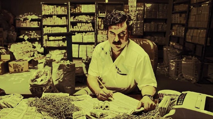 Pablo Escobar dalam film Boss of Evil
