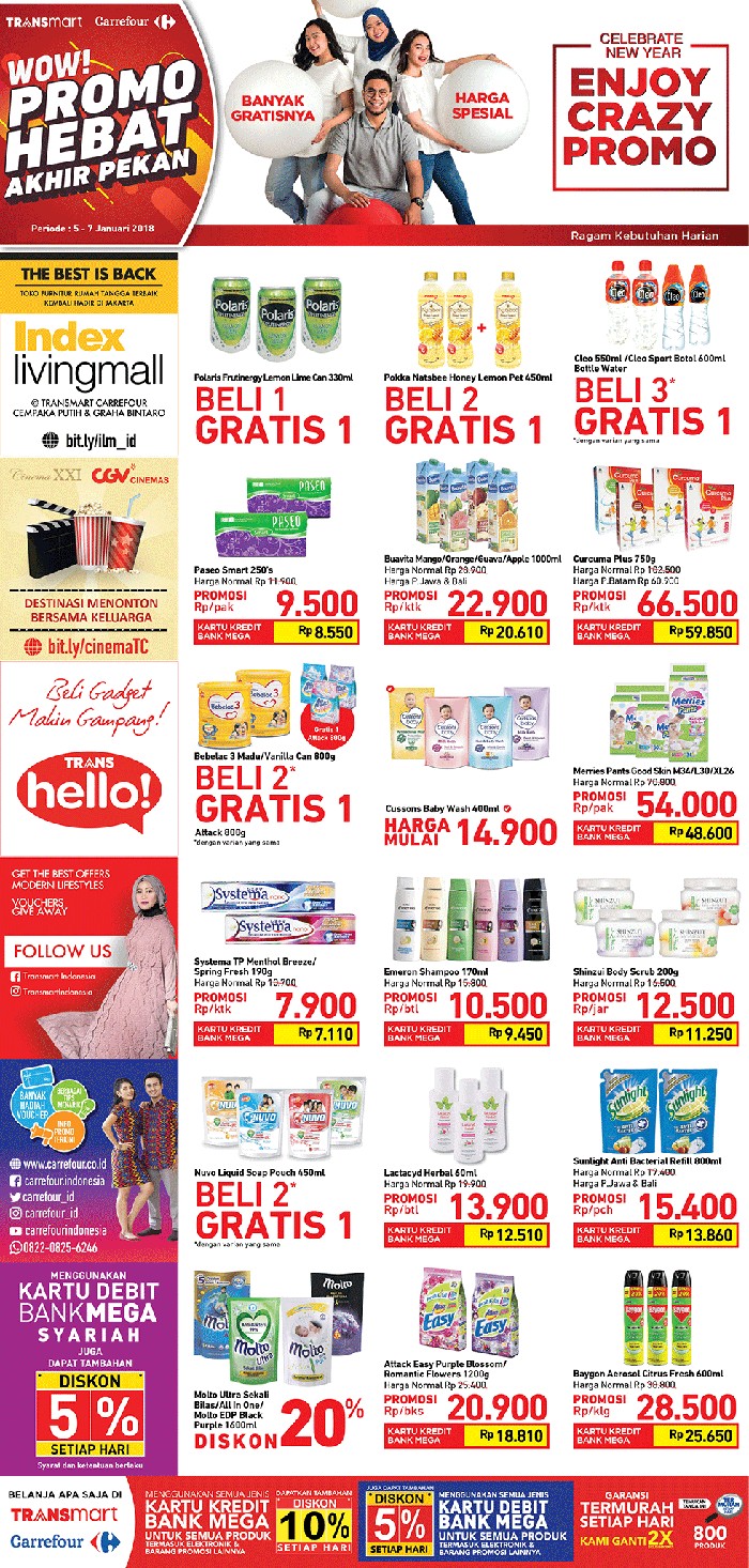 Bersih-Bersih dengan Promo Akhir Pekan Transmart Carrefour