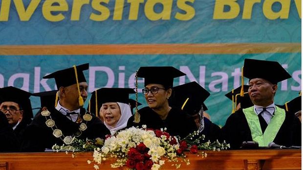 Menkeu Sri Mulyani Indrawati di Universitas Brawijaya