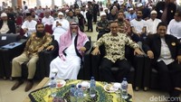 Kehadiran Anies yakni dalam rangka Reuni Akbar Himpunan Alumni Pesantren Islam Al-Irsyad (HAPIA).