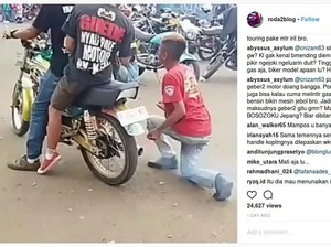 Bergaya dengan RX King, Kawanan Ini Malah Kejengkang