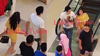 Beberapa waktu lalu, foto mereka tengah berjalan-jalan di sebuah mal sambil bergandengan tangan muncul di akun gosip Instagram. Foto: Instagram Lambe_Turah