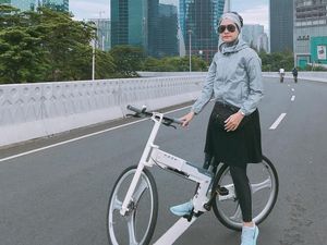 Intip Para Selebgram Hijab Saat Melakukan Olahraga