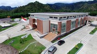 Pembangunan PLBN Wini tahap I dikerjakan oleh PT PP (Persero) Tbk. Pool/PUPR. Pool/PUPR.
