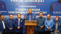 SBY mengumumkan Ganjar Pranowo-Taj Yasin sebagai cagub dan cawagub yang diusung di Pilgub Jateng 2018.