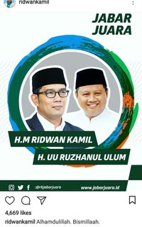 PPP: 4 Parpol Sepakat Usung Ridwan Kamil-Uu Ruhzanul