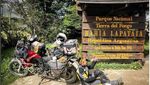 Cewek Cantik Jejalah Bumi Pakai Motor