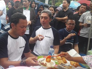 Olahraga Bareng, Bima Arya Kenalkan Dedie ke Warga Kota Bogor