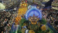 Saat Rio Carnival, tercatat rata-rata turis yang datang ke Rio de Janeiro mencapai angka 1 juta (Reuters)