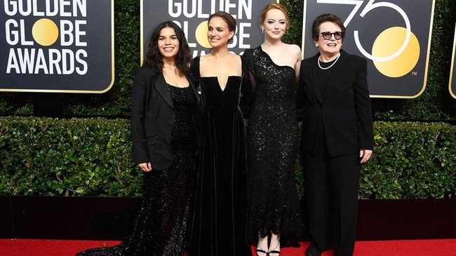 Gaya Artis di Golden Globes 2018