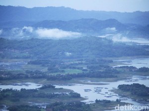 Sungai Citarum Dilihat dari Ketinggian, Begini Rupanya