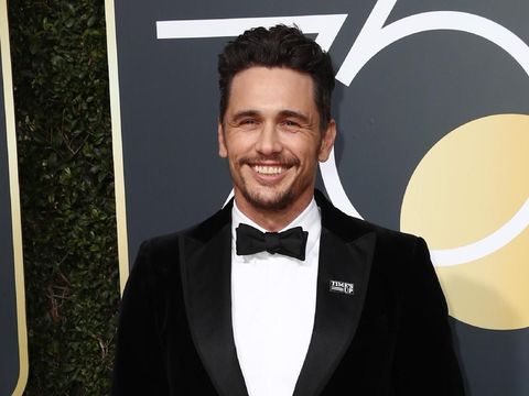 BEVERLY HILLS, CA - JANUARY 07:  James Franco attends The 75th Annual Golden Globe Awards at The Beverly Hilton Hotel on January 7, 2018 in Beverly Hills, California.  (Photo by Frederick M. Brown/Getty Images)