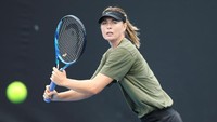 Sharapova menjalani turnamen pemanasan dengan hasil lumayan dengan mencapai semifinal di Shenzhen Open. (Michael Dodge/Getty Images)