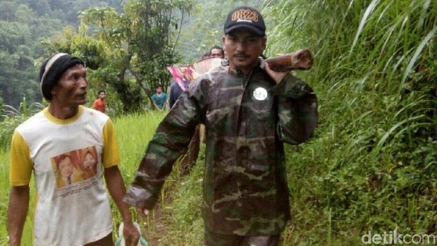 Warga yang hanyut ditemukan tewas/