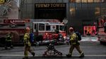 Asap Membubung dari Menara Trump di New York