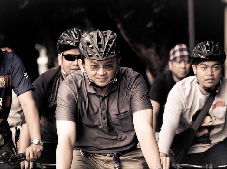 Foto: Intip Lagi Momen Ahok Saat Olahraga