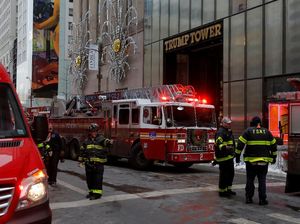 Video: Kebakaran di Trump Tower, 2 Orang Terluka