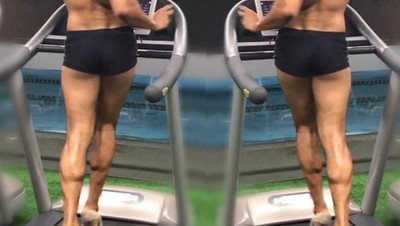 Foto: Gaya Nyeleneh Binaragawan Kemayu dari Filipina Saat Nge-gym