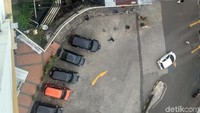 Foto lokasi dari ketinggian di apartemen Thamrin City. 