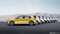VW Golf sepanjang 45 tahun sudah memiliki 7 generasi.