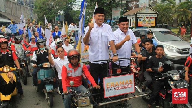 Penentuan Duel Djarot dan Edy Rahmayadi di Pilgub Sumut 2018