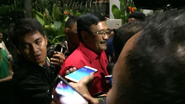 Djarot Langsung ke DPP PDIP Usai Rapat 5 Jam dengan PPP