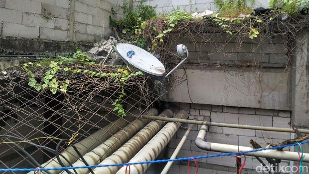  Lokasi jatuhnya Meritha Vridhawati di Apartemen Thamrin City, Senin (8/1/2018)
